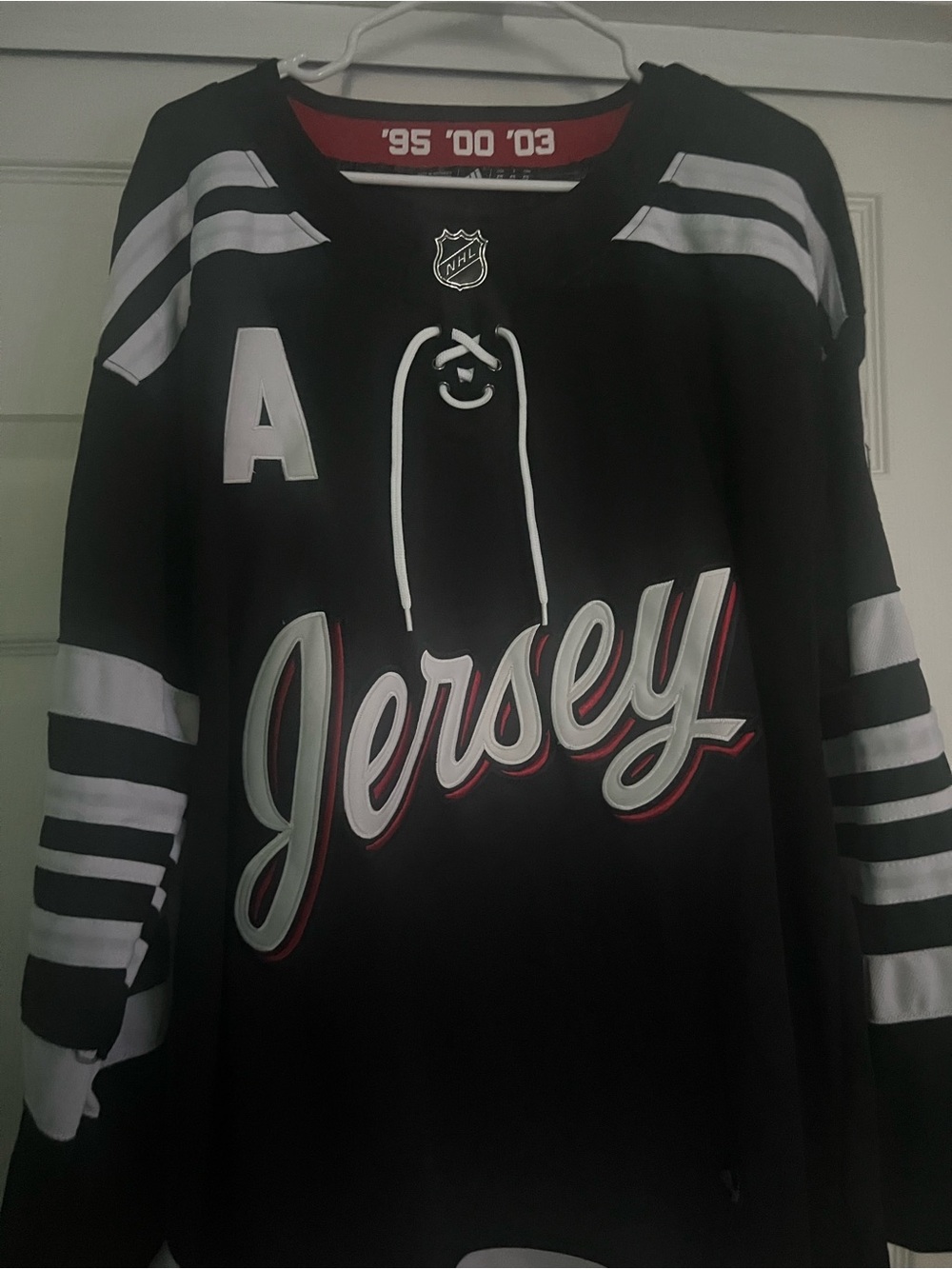 Jack Hughes Devils “Jersey” jersey